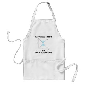 Happiness In Life Is A Matter Of Equilibrium apron