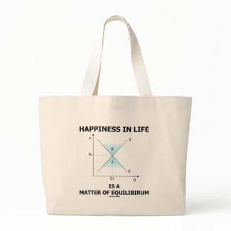 Happiness In Life Is A Matter Of Equilibrium bag