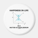 Happiness In Life Is A Matter Of Equilibrium Fridge Magnets