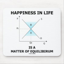 Happiness In Life Is A Matter Of Equilibrium mousepads by wordsunwords Happiness In Life Is A Matter Of Equilibrium mousepads
