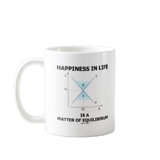 Happiness In Life Is A Matter Of Equilibrium mug