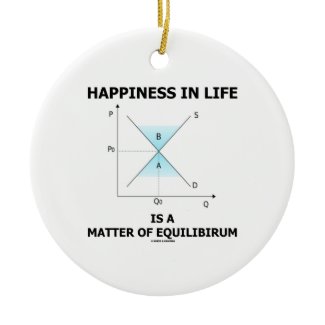 Happiness In Life Is A Matter Of Equilibrium ornament