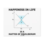 Happiness In Life Is A Matter Of Equilibrium Post Card
