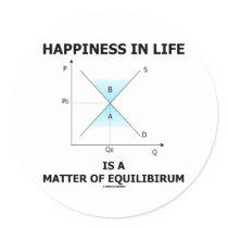Happiness In Life Is A Matter Of Equilibrium stickers by wordsunwords Happiness In Life Is A Matter Of Equilibrium stickers