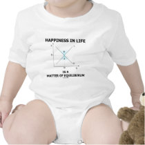 Happiness In Life Is A Matter Of Equilibrium t-shirts