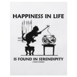 Happiness In Life Is Found In Serendipity (Cat) flyers