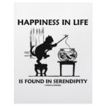 Happiness In Life Is Found In Serendipity (Cat) Personalized Letterhead