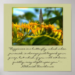 Happiness is a Butterfly framed print