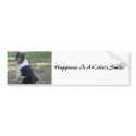 Happiness Is A Collie's Smile! bumper stickers