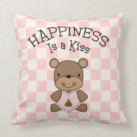 Happiness Is A Kiss throwpillow