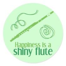 Happiness is a Shiny Flute stickers