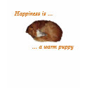 Happiness is ... a warm puppy shirt by lkranieri Happiness is ... a warm puppy shirt