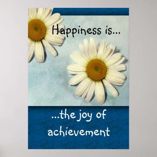 Happiness is...Achievement Print print
