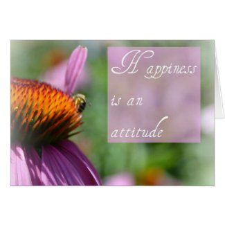Happiness is an Attitude Card card