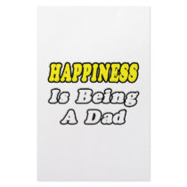 Happiness Is Being a Dad stationery by Proud_Dad_Shirts Happiness Is Being a Dad stationery