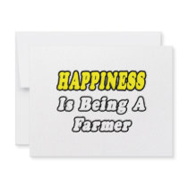 Happiness Is Being a Farmer invitations by Farmer_Shirts Happiness Is Being a Farmer invitations