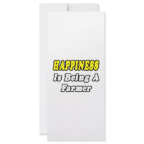 Happiness Is Being a Farmer rack cards by Farmer_Shirts Happiness Is Being a Farmer rack cards