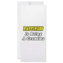 Happiness Is Being a Grandma rack cards