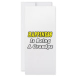 Happiness Is Being a Grandpa Rack Cards