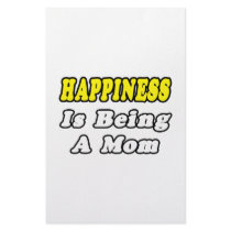 Happiness Is Being a Mom stationery by Proud_Mom_Shirts Happiness Is Being a Mom stationery