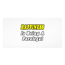 Happiness Is Being a Paralegal Picture Card