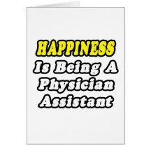 Happiness Is Being a Physician Assistant Card