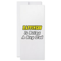 Happiness Is Being a Step-Dad rack cards
