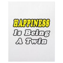 Happiness Is Being a Twin Letterhead Template