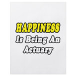 Happiness Is Being an Actuary Flyer Design