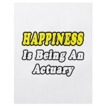 Happiness Is Being an Actuary Flyer Design