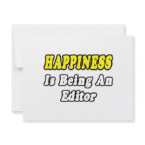 Happiness Is Being an Editor invitations by Editor_Shirts Happiness Is Being an Editor invitations