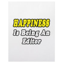 Happiness Is Being an Editor letterhead
