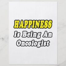 Happiness Is Being an Oncologist Flyer