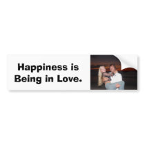Happiness is Being in Love. bumper stickers by vancuren Happiness is Being in Love. bumper stickers