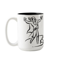 Happiness is being on stage. mugs