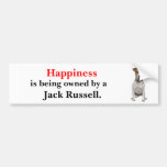 Happiness is being owned by a Jack Russell Bumper Sticker