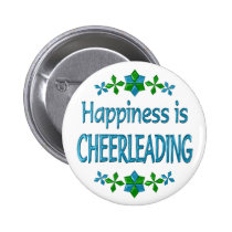 Happiness is Cheerleading buttons