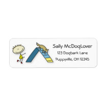 Happiness is Dog Agility Return Address Labels