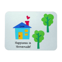 Happiness is Homemade! Rectangular Magnet