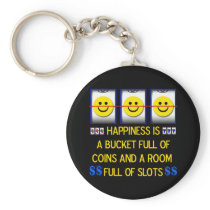 HAPPINESS IS KEYCHAINS