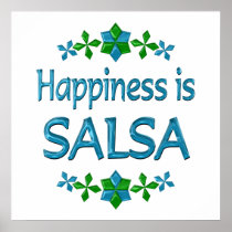 Happiness is Salsa Print