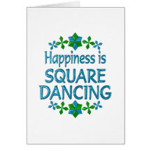 Happiness is Square Dancing Cards