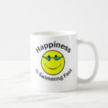Happiness is Swimming Fast Coffee Mug