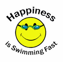 Happiness is Swimming Fast photo sculptures