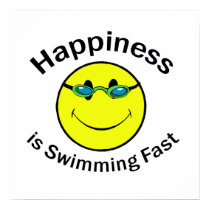 Happiness is Swimming Fast posters