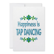 Happiness is Tap Dancing Personalized Invites