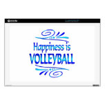Happiness is VOLLEYBALL Laptop Decal