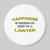 Happiness Is Waking Up Next To a Lawyer Refrigerator Magnet