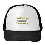 Happiness Is Waking Up Next To a Teacher Trucker Hats