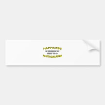 Happiness Is Waking Up .. Photographer Bumper Sticker
